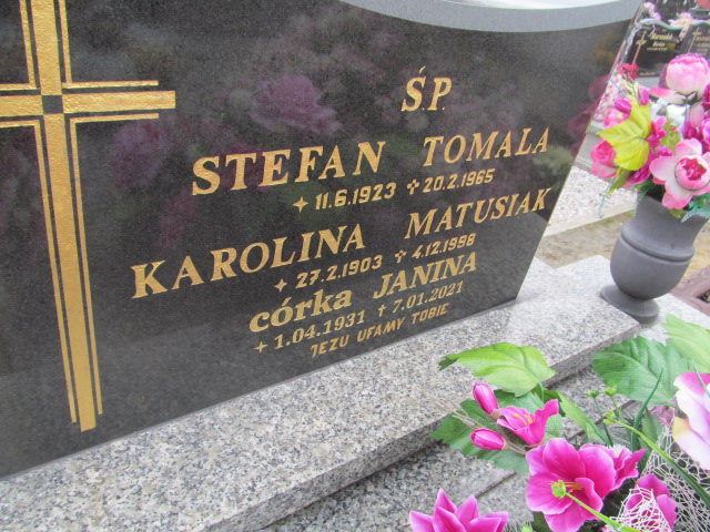 Janina Kadłubek 1931 Osiek - Grobonet - Wyszukiwarka osób pochowanych