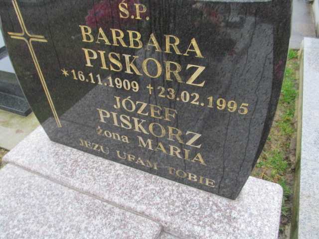 Barbara Piskorz 1909 Osiek - Grobonet - Wyszukiwarka osób pochowanych