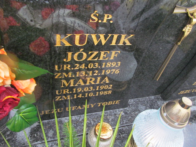 Zofia Kuwik 1934 Osiek - Grobonet - Wyszukiwarka osób pochowanych